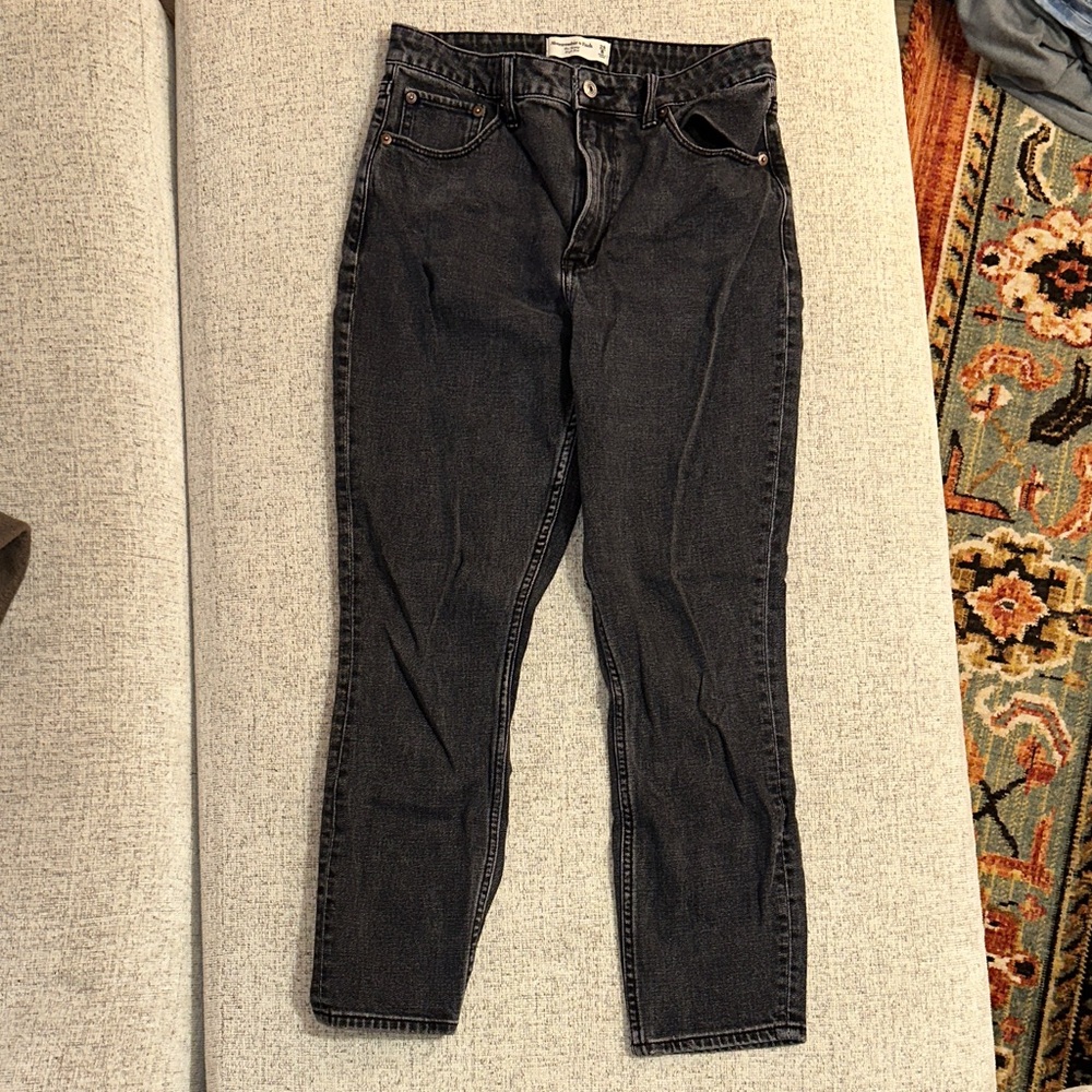 Abercrombie & Fitch Black Skinny High Rise Jeans